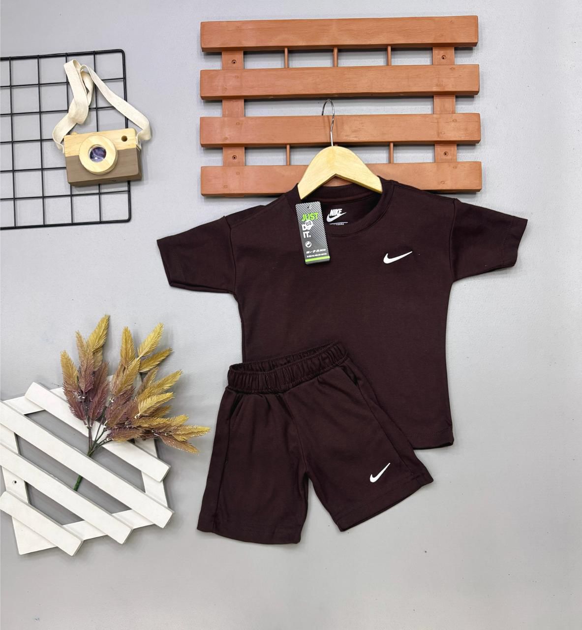 Conjunto Verão Suedine NK Infantil - Última Peça