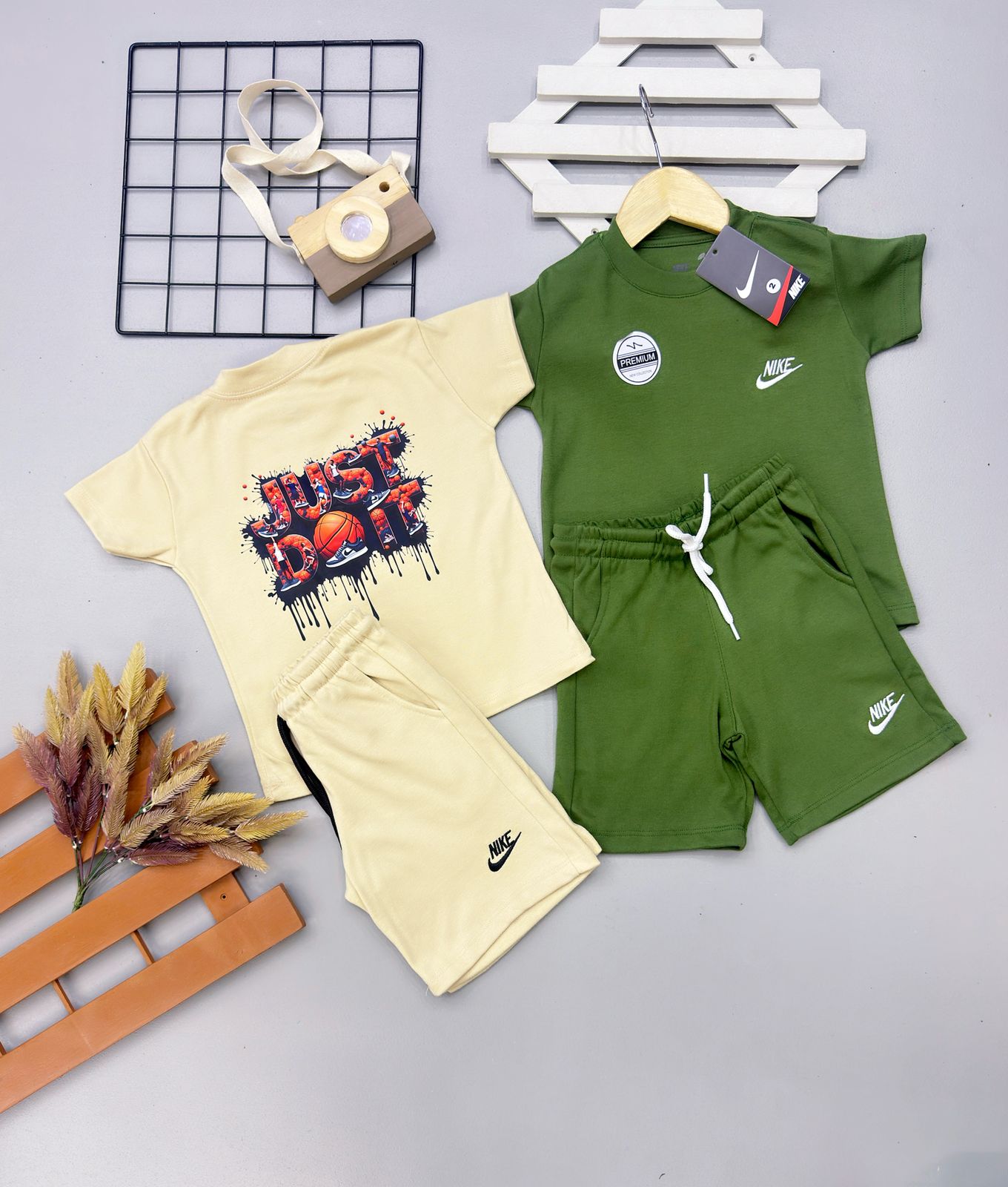 Conjunto Verão Suedine NK Infantil - Última Peça