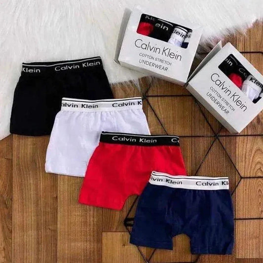 Kit 4 Cueca Box Infantil Ck